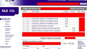 NLB je namesto pozitivnih najprej obračunala negativne obresti. Napako so poznej