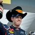 VN ZDA Austin formula 1 dirka Vettel šampanjec pokal trofeja klobuk