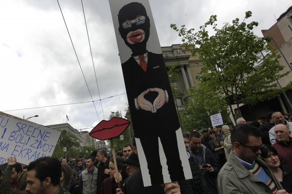 Protesti v Srbiji | Avtor: EPA
