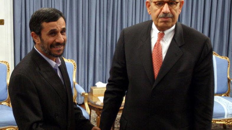 Iranski predsednik Mahmud Ahmadinedžad in generalni direktor Mednarodne agencije
